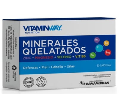 MINERALES QUELATADOS X 30 CAPSULAS VITAMIN WAY