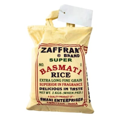 ARROZ BASMATI X 1KG BOLSA ARPILLERA