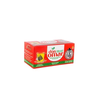 MATE COCIDO DON OMAR CAJA X 25 SAQUITOS DE 3 GR
