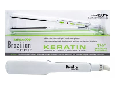 BABYLISSPRO NANO TITANIUM 9559 KERATIN BRAZILIAN TECH BLANCA 220V