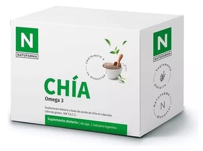 CHIA + OMEGA 3 NATUFARMA X 30 CAPSULAS