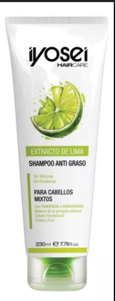 SHAMPOO CABELLOS GRASOS 230ML EXTRACTO LIMA IYOSEI