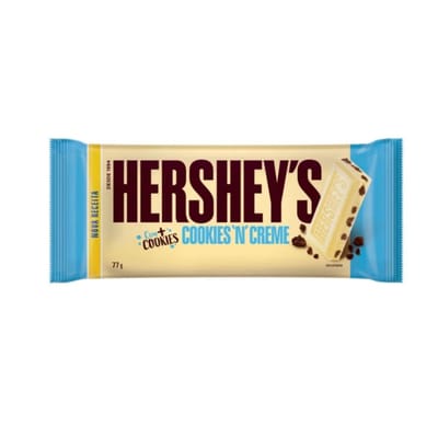 HERSHEY S COOKIES N CREAM X 77 G - 4 D X 18 UDS (B/72)