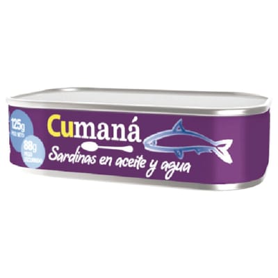 SARDINAS EN ACEITE CUMANA X 125 GRS - 31712