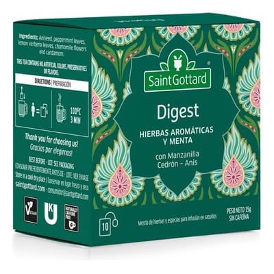 DIGEST 10 SAQUITOS X 1.5G SAINT GOTTARD