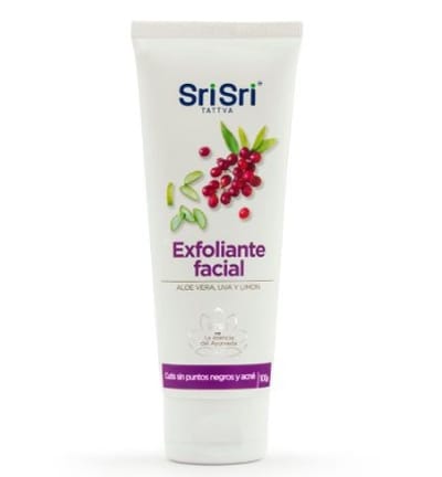 EXFOLIANTE CON EXTRACTOS DE ALOE VERA, ROSA, PEPINO Y LIMON