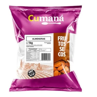 ALMENDRAS S/TACC CUMANA X1 KG - 20144