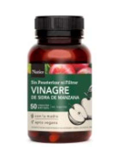 VINAGRE DE SIDRA DE MANZANA X 50 CAPS - NATIER