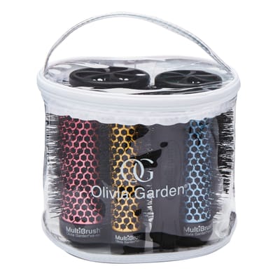 OLIVIA GARDEN SET DE CEPILLOS MULTIBRUSH X 6