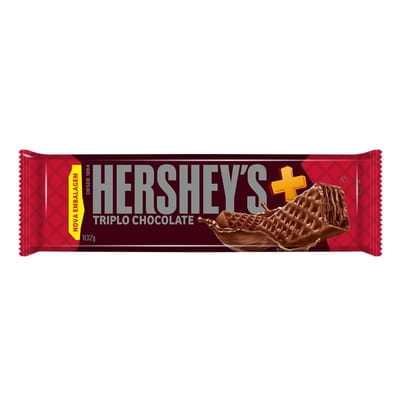 OBLEA HERSHEY S MAIS + TRIPLE CHOCOLATE 102G (B/48)