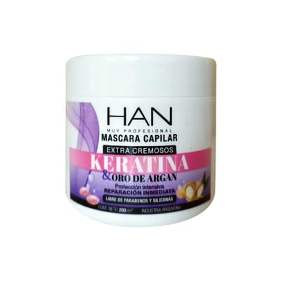BAÑO KERATINA + ARGAN 200 GR