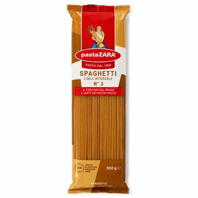 FIDEOS ITALIANOS PASTAZARA SPAGHETTI INTEGRAL X 500 G