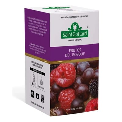 FRUTOS DEL BOSQUE 20 SAQUITOS X 2G SAINT GOTTARD