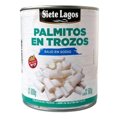 PALMITOS SIETE LAGOS TROZOS X 800 G (ECUADOR)