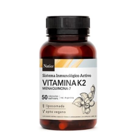 VITAMINA K2 X 50 CAPS - NATIER