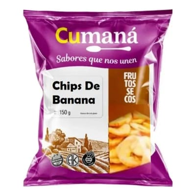 BANANA CHIP FLOWPACK CUMANA X150 GRS - 21158