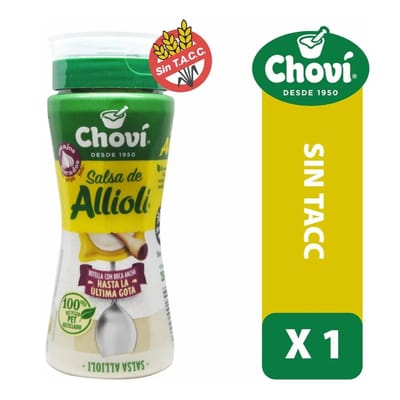 SALSA CHOVI ALLIOLI SIN TACC 250 ML