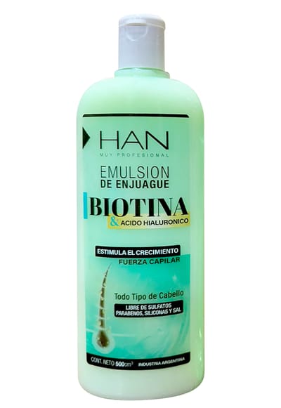 ACONDICIONADOR BIOTINA Y A HIALURONICO 500 HAN