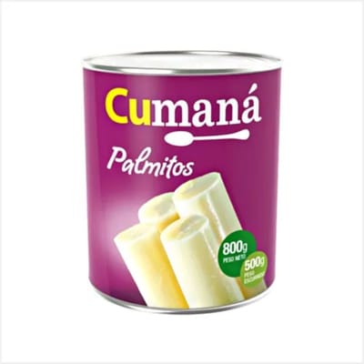 PALMITOS ENTEROS CUMANA X800 GRS - 30203