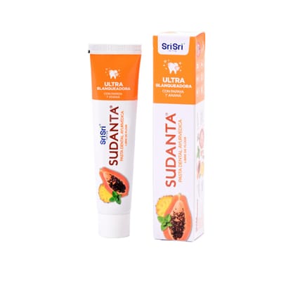PASTA GEL ULTRA BLANQUEADORA 100GRS SUDANTA SRI SRI