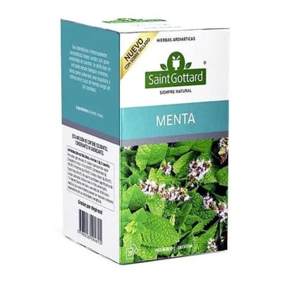 TE DE MENTA 20 SAQUITOS X 1.5G SAINT GOTTARD