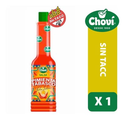 SALSA CHOVI PIMIENTO JALAPEÑO SIN TACC X 60 G