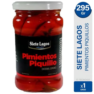 PIMIENTO PIQUILLO ENTERO SIETE LAGOS X 295 G