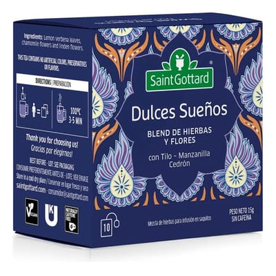 DULCES SUEÑOS 10 SAQUITOS X 1.5G SAINT GOTTARD