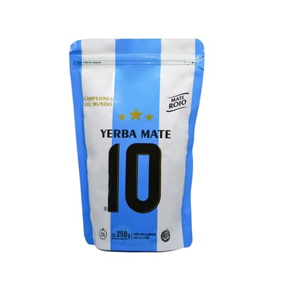 YERBA MATE 10 DOYPACK (ZIPPER) 250GR ARGENTINA