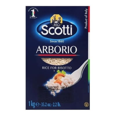 ARROZ RISO SCOTTI ARBORIO X 1 KG ESTUCHE SIN TACC
