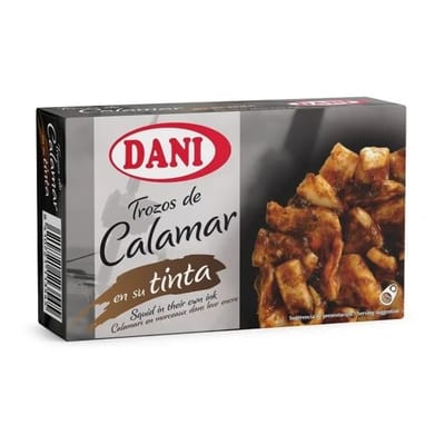 TROZOS DE CALAMAR EN SU TINTA DANI X 111 G
