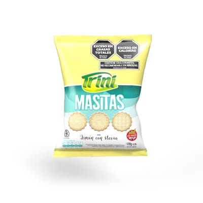 MASITAS DULCES SABOR LIMON C/STEVIA 120 GRS