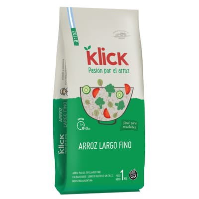 ARROZ FINO LARGO 1KG KLICK