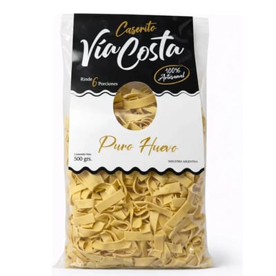 FIDEOS N°4 PURO HUEVO CASERITO VIA COSTA