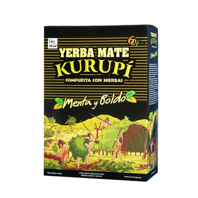 YERBA MATE KURUPI MENTA Y BOLDO
