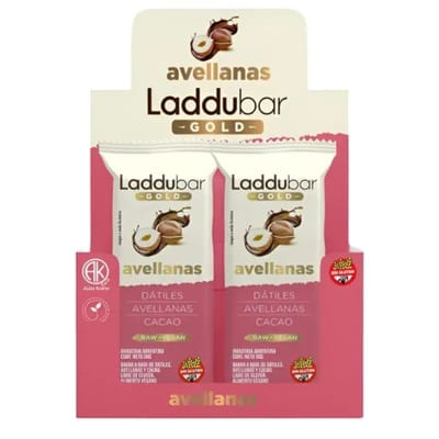LADDU BAR AVELLANAS GOLD X 12