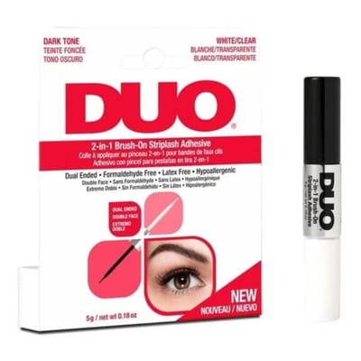 DUO ADHESIVO PARA PESTAÑAS 2 EN 1 X 5G CLEAR & BLACK