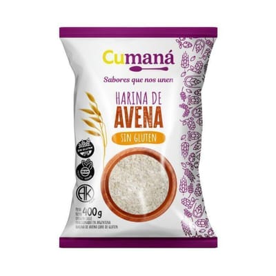HARINA DE AVENA FLOWPACK CUMANA X400 GRS - 70711