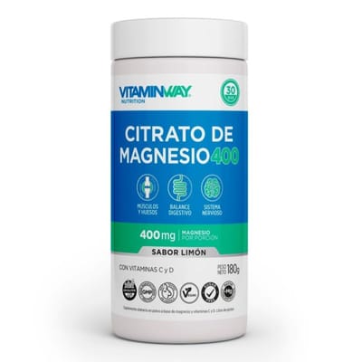 CITRATO DE MAGNESIO 400 BEBIBLE FRASCO X 180G