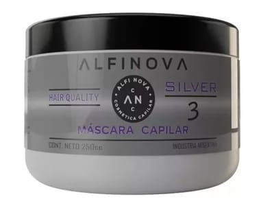 MASCARA SILVER ALFINOVA - 250CC