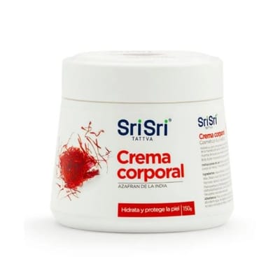 CREMA CORPORAL CON AZAFRAN DE LA INDIA X 150G SRI SRI