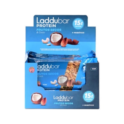 LADDU BAR PROTEIN FRUTOS SECOS COCO X 10