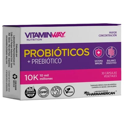 PROBIOTICOS + PREBIOTICOS 10K VITAMIN WAY