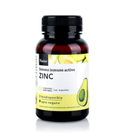 ZINC EN CAPSULAS NATIER X 50