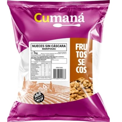 NUECES MARIPOSA EXTRA LIGHT S/TACC CUMANA X1 KG -20362