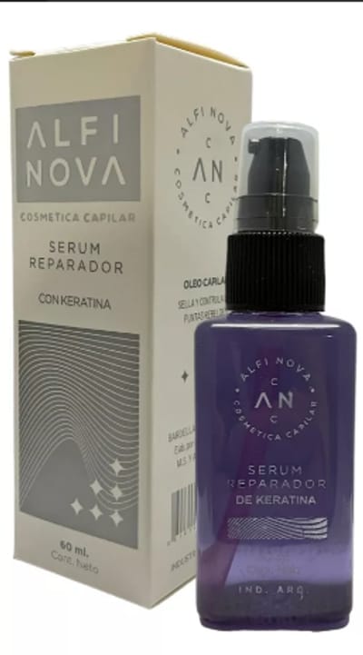 SERUM REPARADOR CON KERATINA ALFINOVA 60ML