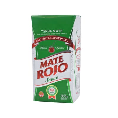 YERBA MATE ROJO SUAVE 500 GRS 1/2 KILO
