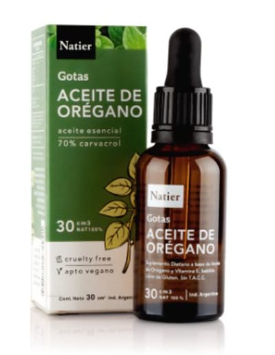 ACEITE ESENCIAL DE OREGANO NATIER X 30ML