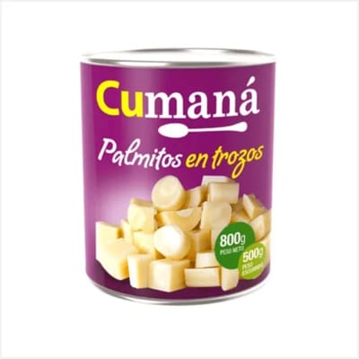 PALMITOS EN TROZOS CUMANA X800 GRS - 30214