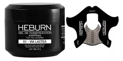 GEL DE CONSTRUCCION DE UÑAS Y KAPPING HEBURN PROFESIONAL VIA LACTEA X 30G